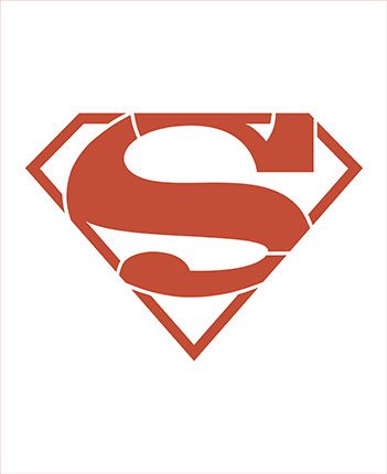 STM-701 - STENCIL MÉDIO - SUPER-HERÓI SUPER