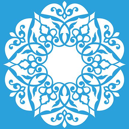 STXX-100 - STENCIL 20X20CM. - MANDALA DE ARABESCOS