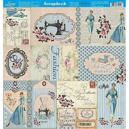 SD-1065 - SCRAP DUPLA FACE - TAGS COSTURA