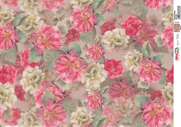 OPAPEL 30X45 ESTAMPA HIBISCO – 2391
