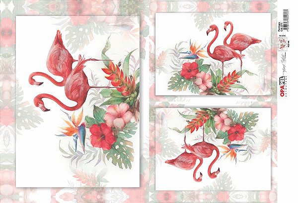 OPAPEL 30X45 FLAMINGOS – 2376