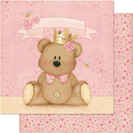 SD-0602 - SCRAP DUPLA FACE - URSA COM COROA