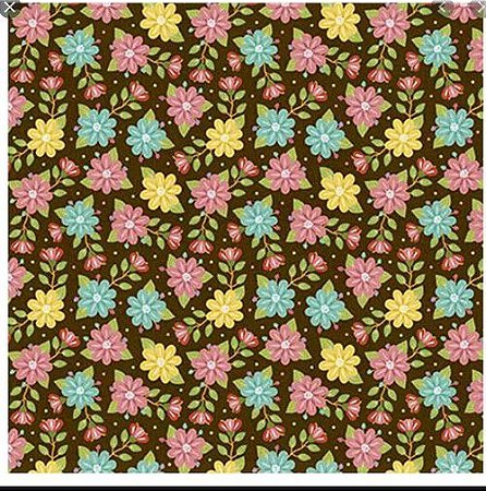 SD-0824 - SCRAP DUPLA FACE - FLORES COLORIDAS