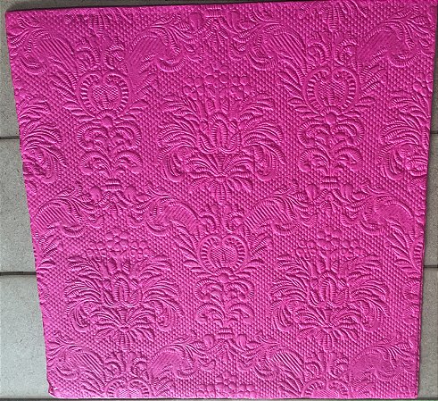 Guardanapo Relevo - Rosa Pink