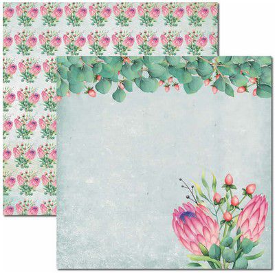 SC-451-Verão Tropical 5 - Papel para Scrapbook Dupla Face