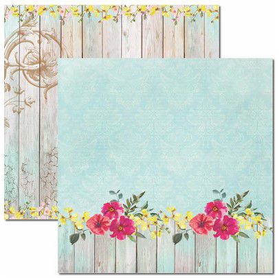 SC-413-Primavera 5 - Papel para Scrapbook Dupla Face