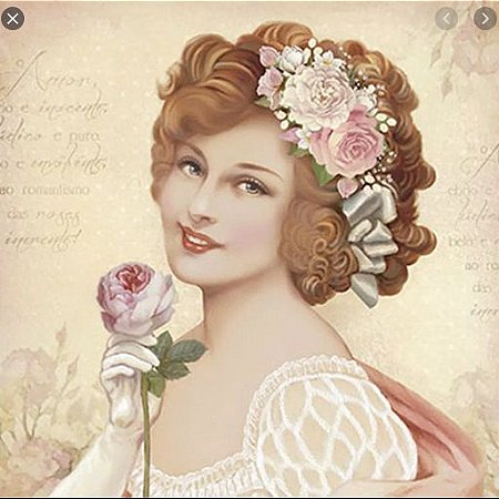 DAXV-073 - DECOUPAGE ADESIVA - DAMA