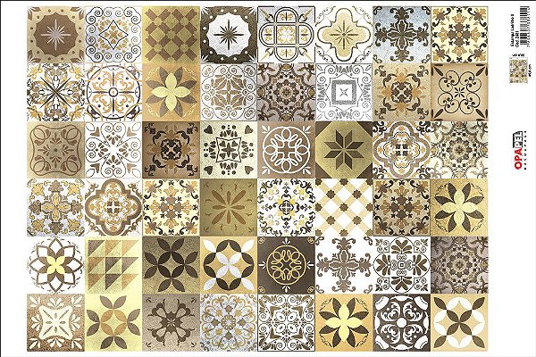 OPAPEL 30X45 Estampa Ladrilho II – 2481