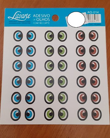 ADESIVO DE OLHOS 10X10 - AO-014