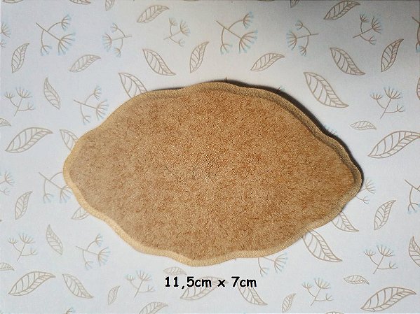 Aplique em MDF - Placa  11,5 x 7 cm