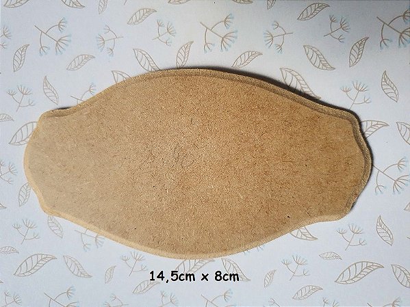 Aplique em MDF - Placa  14,5x8cm