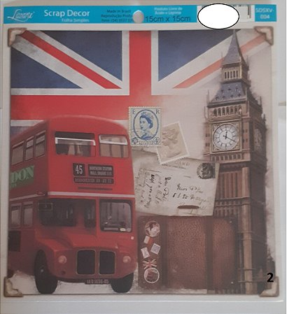 SDSXV- SCRAP DECOR 15X15-004 - LONDRES