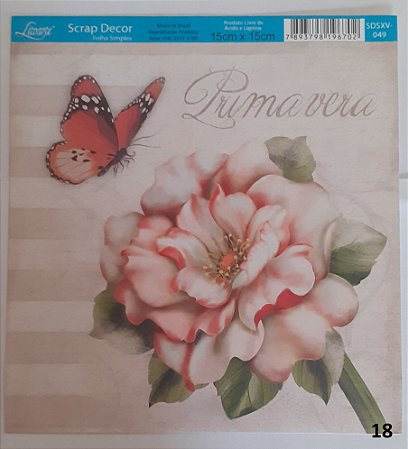SDSXV- SCRAP DECOR 15X15-049 -LOVE