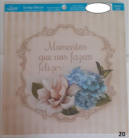 SDSXV- SCRAP DECOR 15X15-059 -MOMENTOS