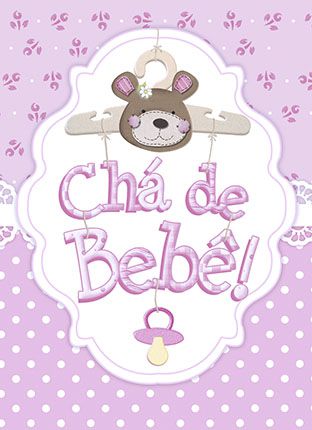 CON-034 - LITOARTE CONVITE - CHÁ DE BEBÊ - URSINHA