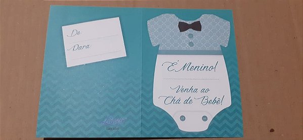Convites Chá De Bebê Menino convites