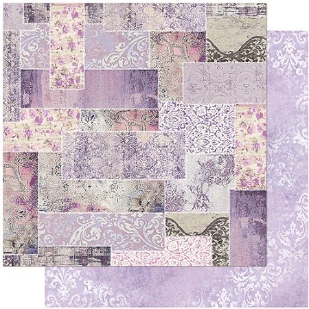 SD-1117 - SCRAP DUPLA FACE - ESTAMPA LILAS