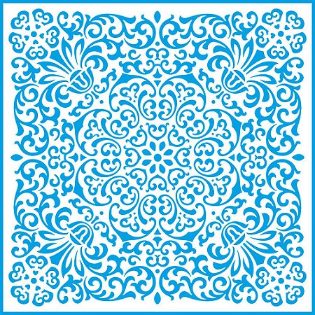 STXX-128 - STENCIL - ORNAMENTOS FLORAIS