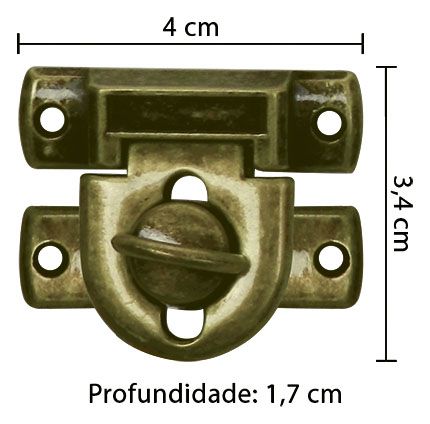 LAT-3006 - TRAVA METÁLICA - OURO VELHO