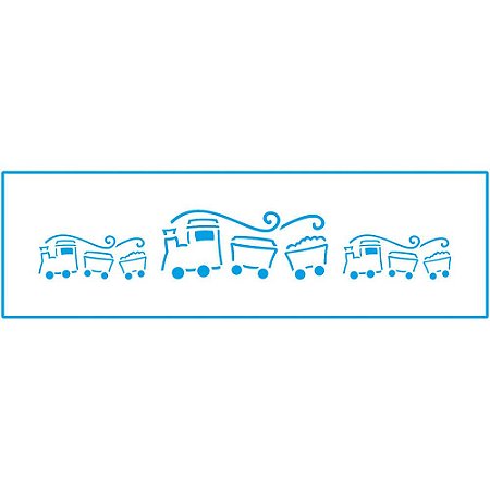 STE-003 - STENCIL - TREM