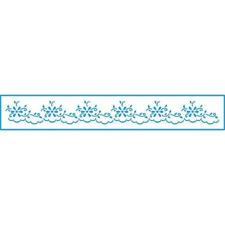 STB-025 - STENCIL - FLORES RENDA