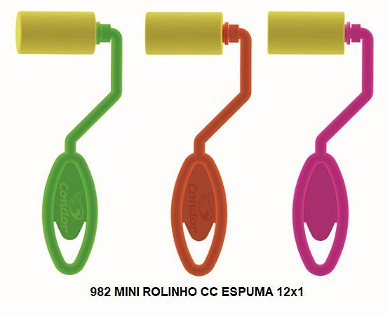Mini Rolinho Cabo Curto Espuma Ref: 982 - Condor