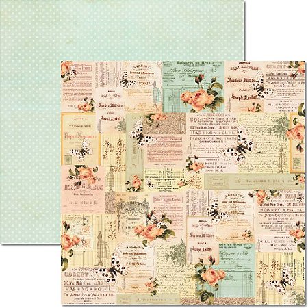 SC-256 Manequim 2 - Papel para Scrapbook Dupla Face