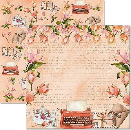 SC-559-Letters 2 - Papel para Scrapbook Dupla Face