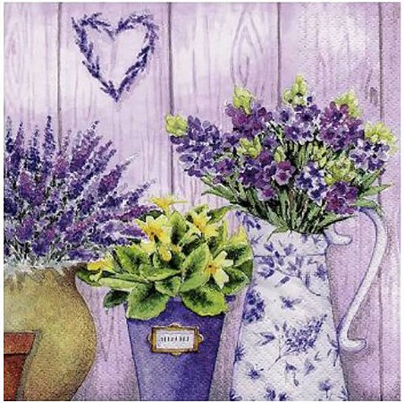 Guardanapo Jarro de Lavanda