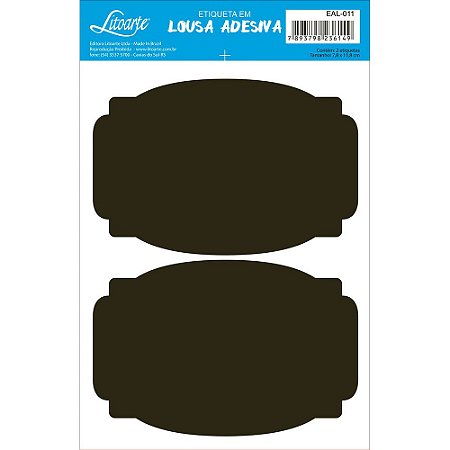 EAL-011 - ETIQUETA LOUSA ADESIVA EM VINIL