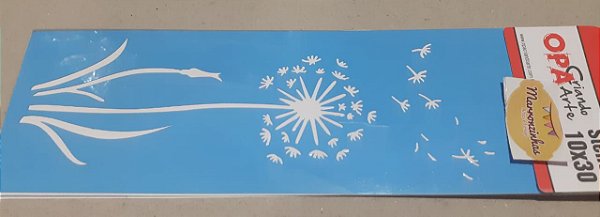 2222 - Stencil Opa Flor dente de leão