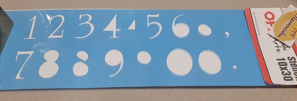 301- Stencil Opa Numeros