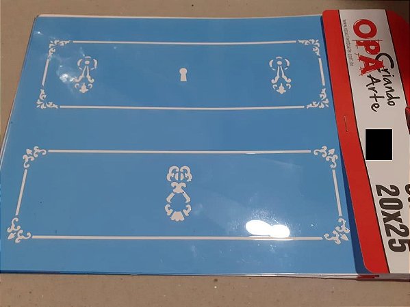 1778 - Stencil Opa 20x25 - Gavetas
