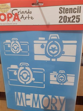 1765 - Stencil Opa 20x25 - Memory