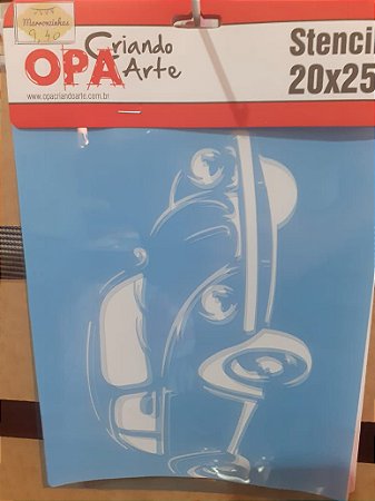 1443 - Stencil Opa 20x25 - Fusca