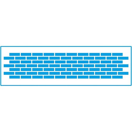 STE-271 - STENCIL - TIJOLOS