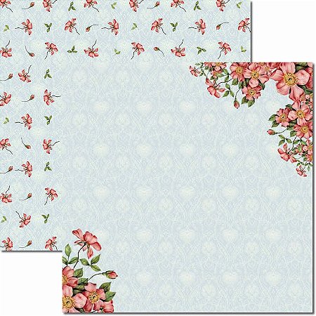 SC-263 Antique France - Papel para Scrapbook Dupla Face