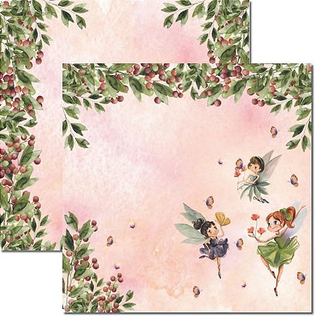 SC-587-Jessy 4 - Papel para Scrapbook Dupla Face