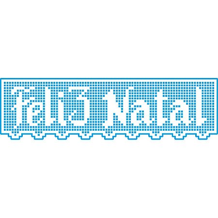 STAB2N-004 - STENCIL ART BARRA 2 NATAL - BARRADO FELIZ NATAL