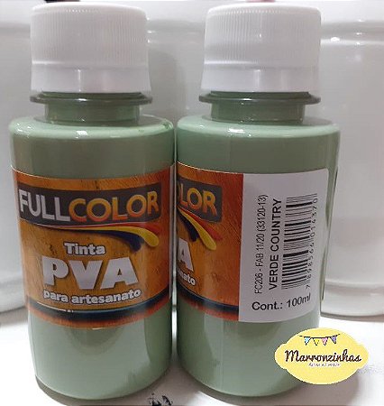 Tinta PVA 100ml Fullcolor - Verde Country - FC-206