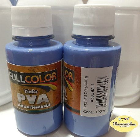 Tinta PVA 100ml Fullcolor - Azul Bali - FC-168