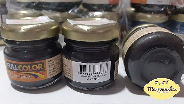 Pátina Cera 35ml Fullcolor - Grafite FC-338