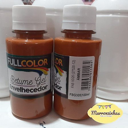 Betume Gel envelhecedor 100ml Fullcolor - Ambar - FBG-305