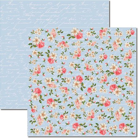 SC-277 Shabby 3 - Papel para Scrapbook Dupla Face