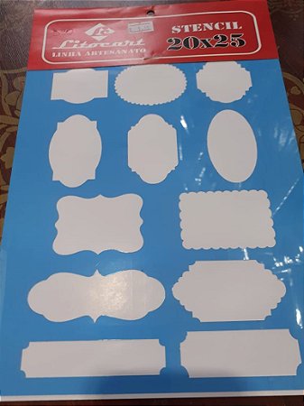 Stencil 20x25 Litocart LSG-130