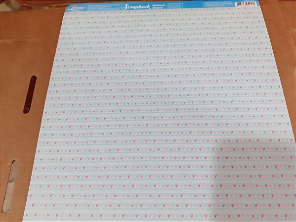 SBB-060- SCRAPBOOK BÁSICO - ESTAMPARIA CORAÇÕES