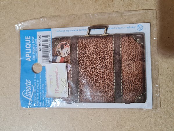 APM8-540- APLIQUE EM MDF -MALA
