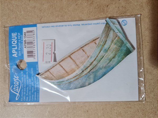APM8-1048- APLIQUE EM MDF - BARCO