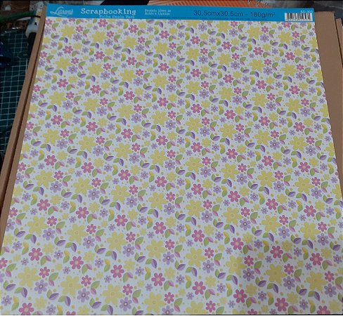 SD-0303 - SCRAP DUPLA FACE - FLORES