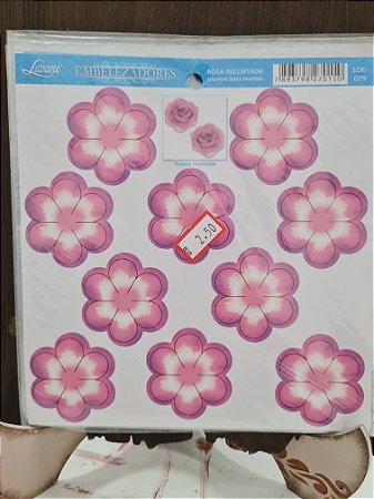 SDE-079 - EMBELEZADORES - ROSA RECORTADA MÉDIA - ROSA